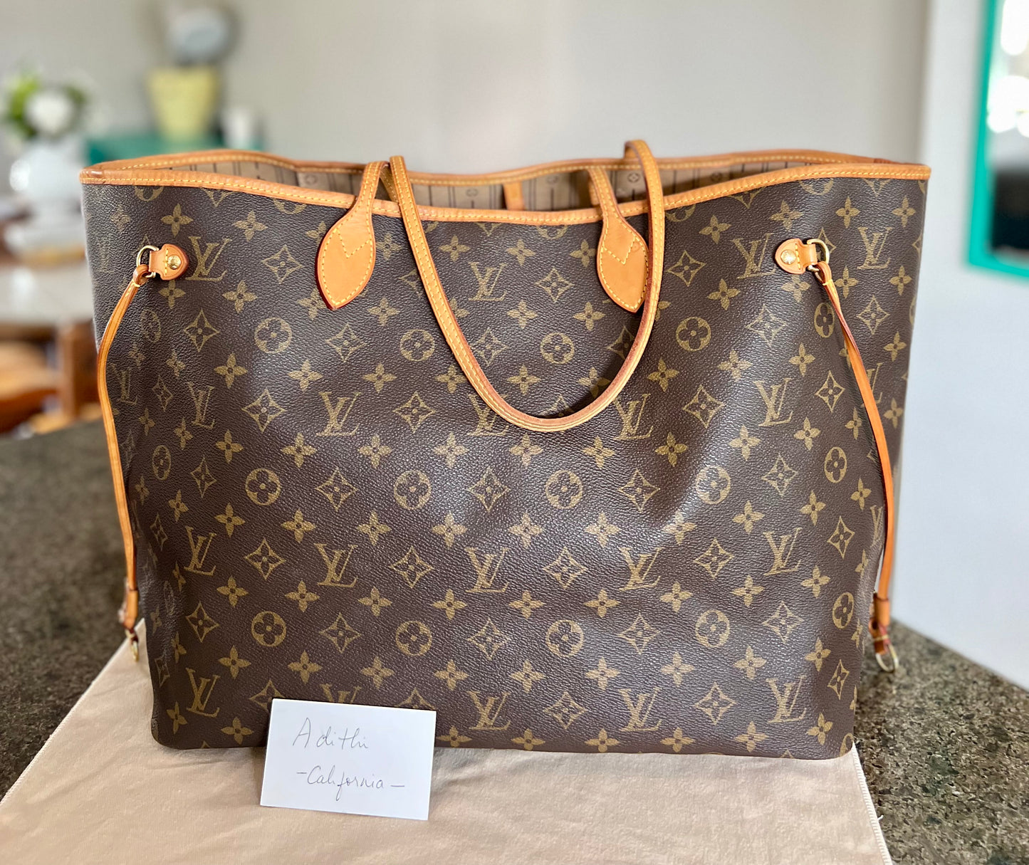 Neverfull GM Beige
