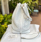 Noe Perforated White with Pouch
