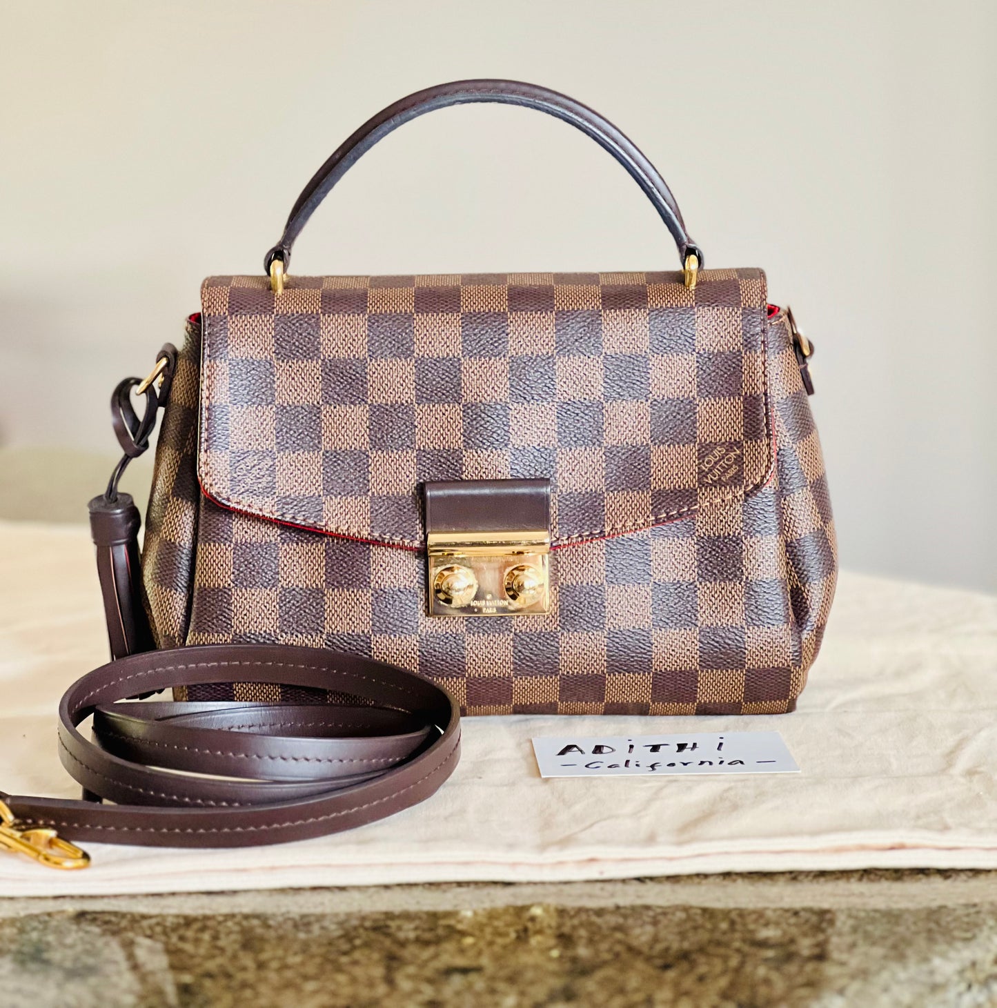 Croisette Damier Ebene