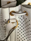 Noe Perforated White with Pouch