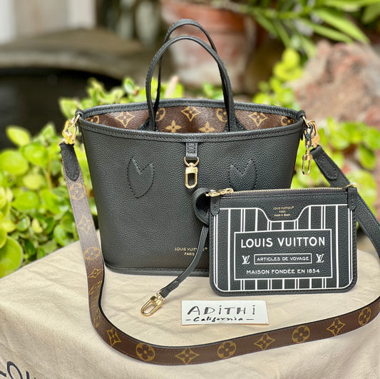Neverfull Bandouliere Inside Out BB Noir