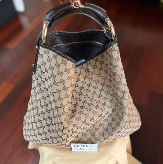 GG Horsebit Hobo Large